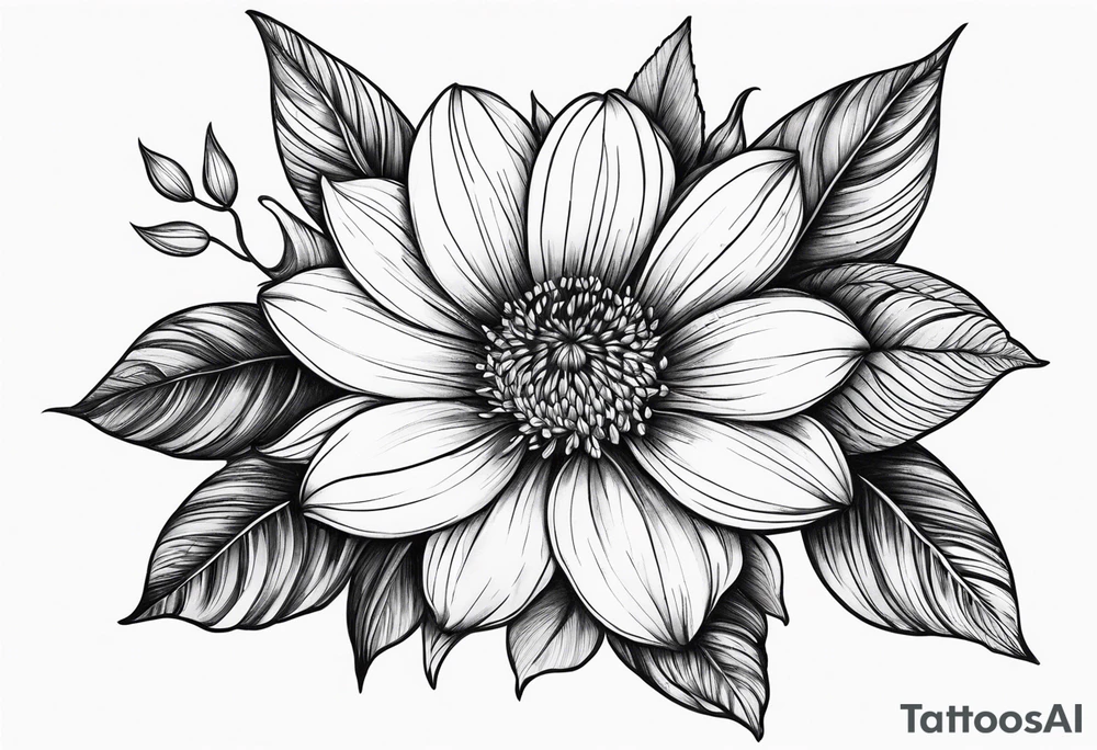 April flower, November flower, July flower, may flower, November flower, December flower, August flower tattoo idea