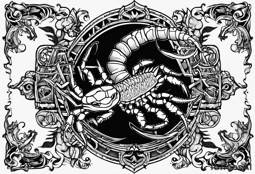 scorpio tattoo idea