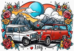 i love you big as the sky tattoo idea