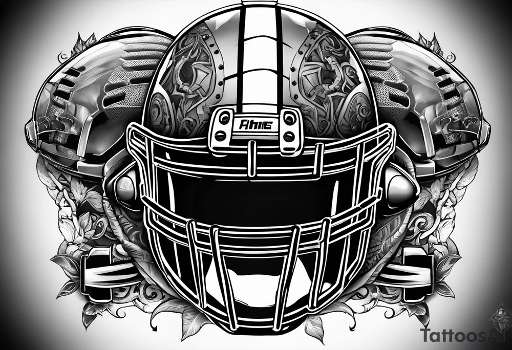 Slidetackle football tattoo idea