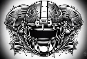 Slidetackle football tattoo idea