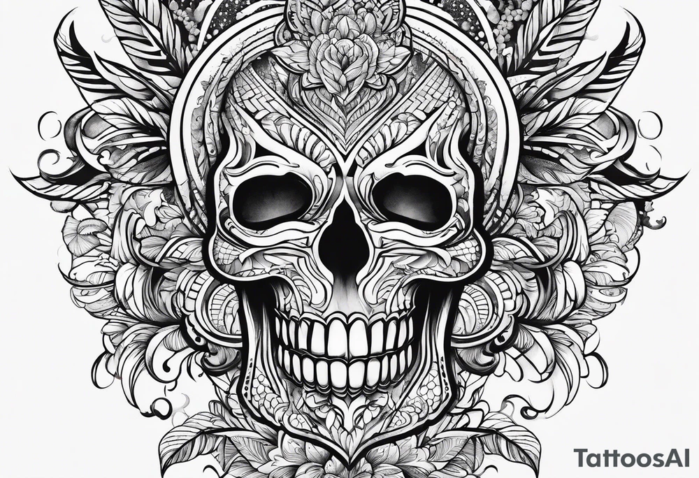 Create a tattoo that shows strength and courage and love tattoo idea
