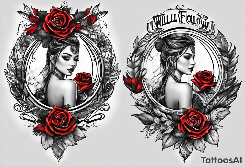 I will follow tattoo idea