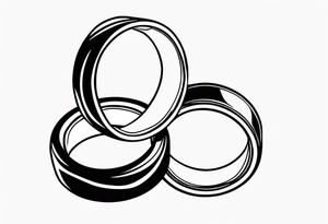 Wedding band tattoo for man tattoo idea