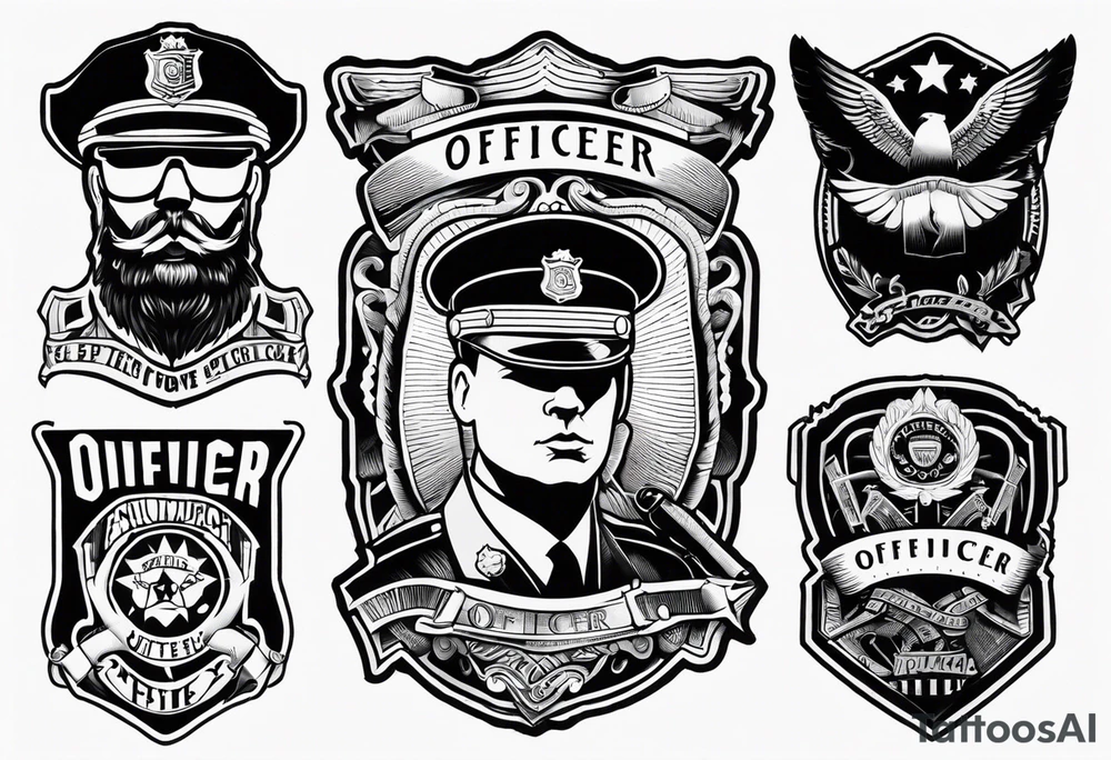 Officer Big Dick tattoo idea