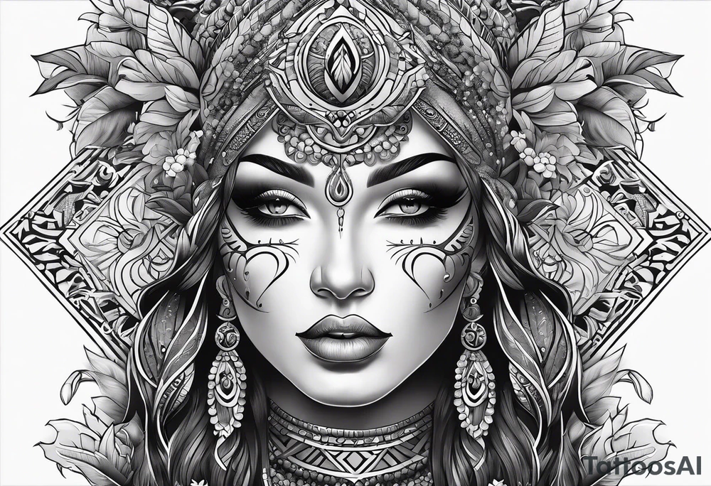 cross fine line tattoo idea