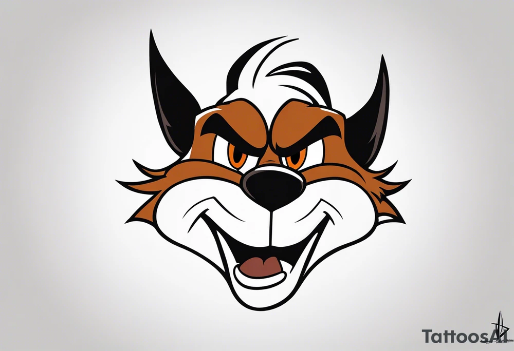 The looney tunes character taz tattoo idea