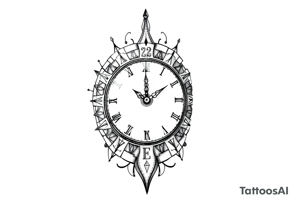 Clock tattoos for arm tattoo idea