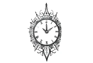 Clock tattoos for arm tattoo idea