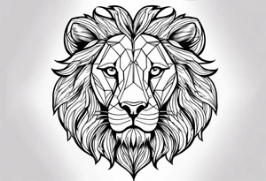 a circle with four dots on the border in a line transitioning into a harder line tattoo idea