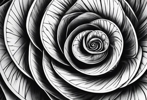 fibonacci sequence with numbers tattoo idea