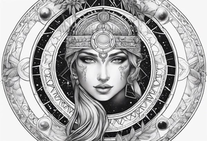 Astrology, Gemini, Natal Chart, vision, armband tattoo idea