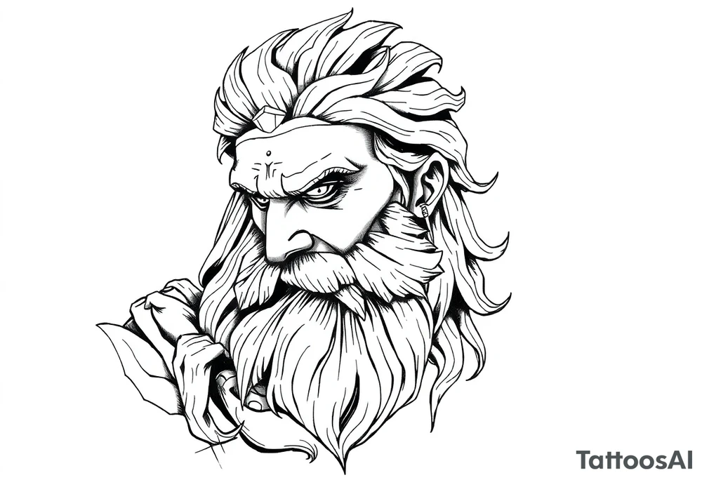 GREEK GOD tattoo idea