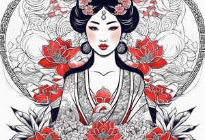lady parts feminism tattoo idea