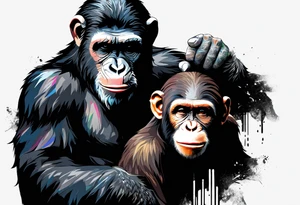 Caesar from the movie planet of the apes tattoo idea