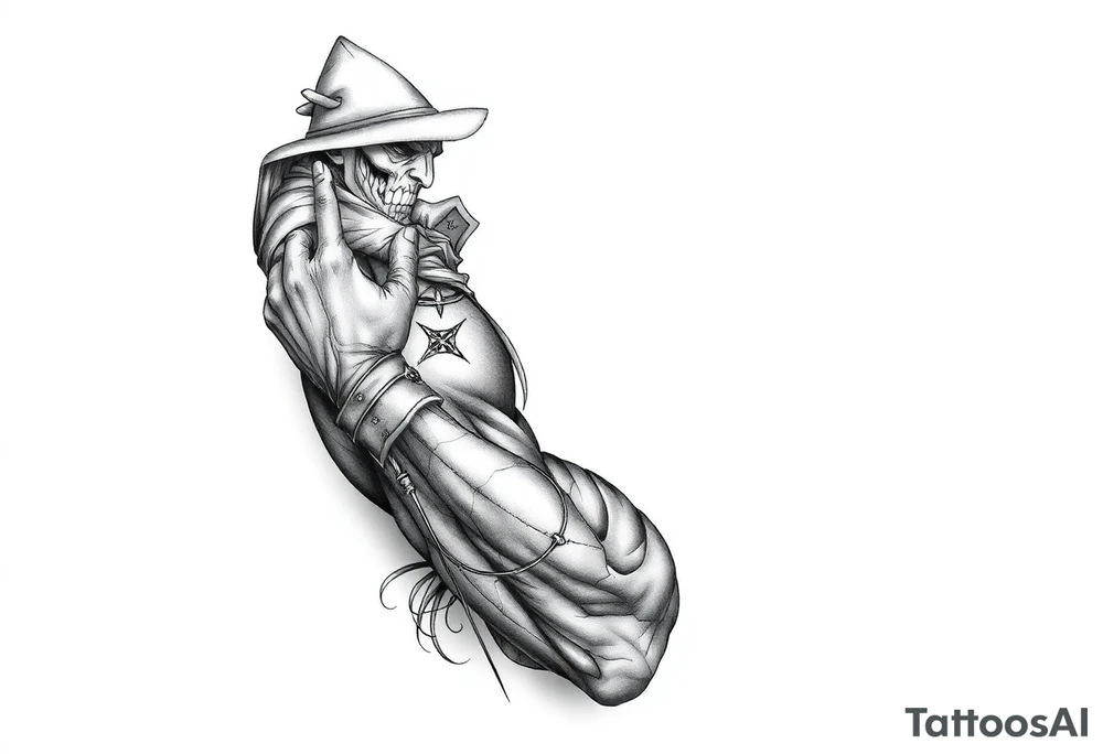arcane mage, magic tattoo idea
