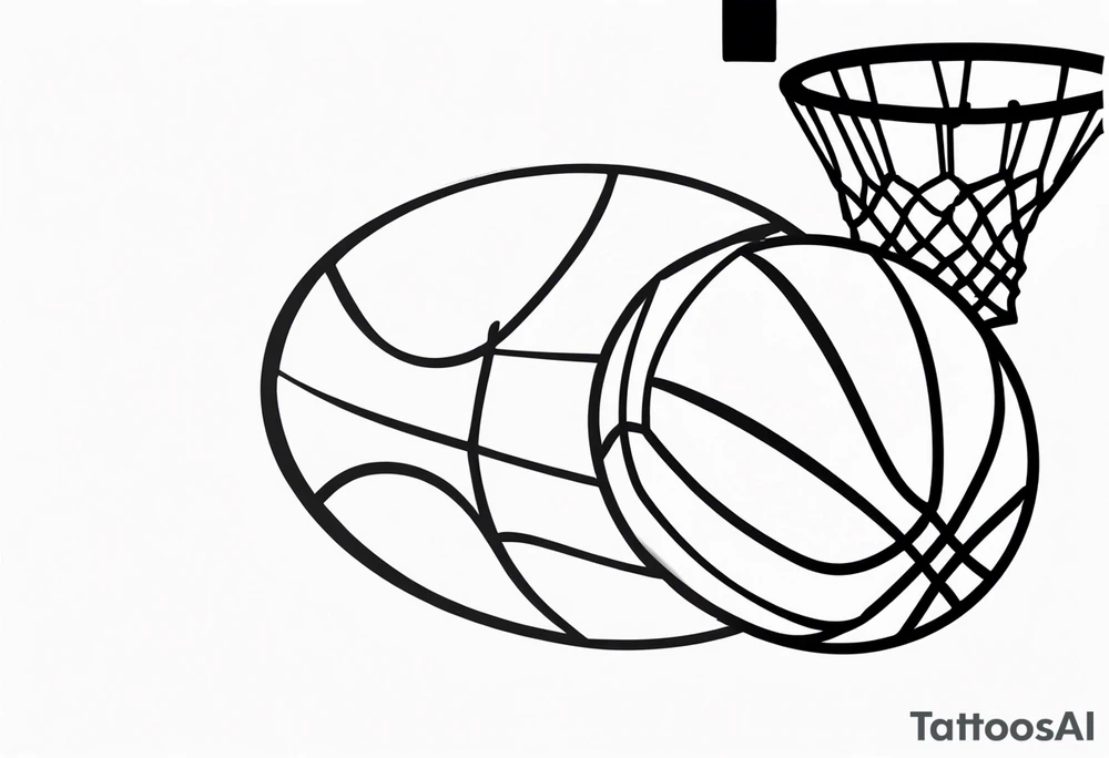 Basketball tattoo idea