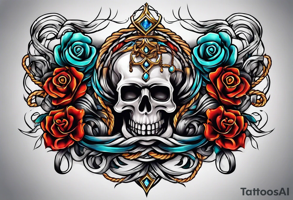 Rope knots tattoo idea