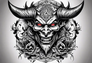 devil tattoo for the back tattoo idea