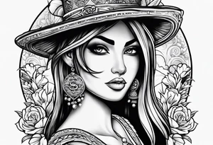 corazon con playa tattoo idea