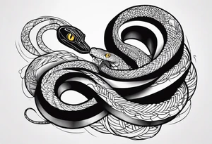 snake wrapping around entire arm starting at the shoulder tattoo idea