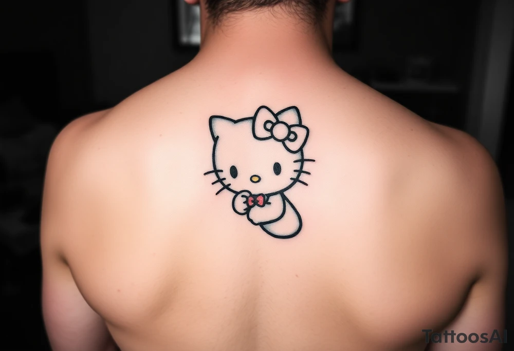 Hello kitty as Tinkerbell tattoo idea