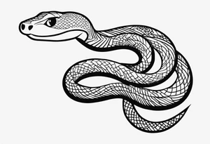 Snake tattoo idea