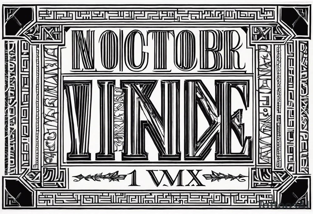 October 4, 2007 Roman numerals tattoo idea