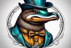 Platypus tattoo idea
