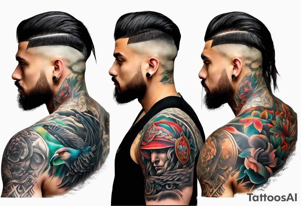 Full back tattoo tattoo idea