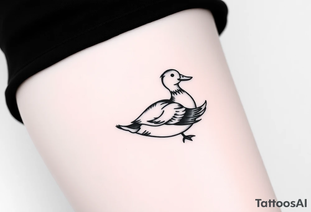 Duck tattoo idea