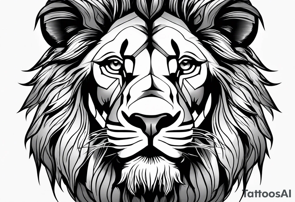 Lion from atlas tattoo idea