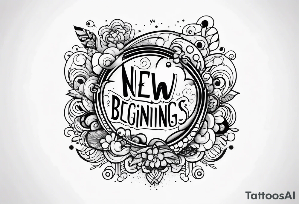 New beginnings tattoo idea