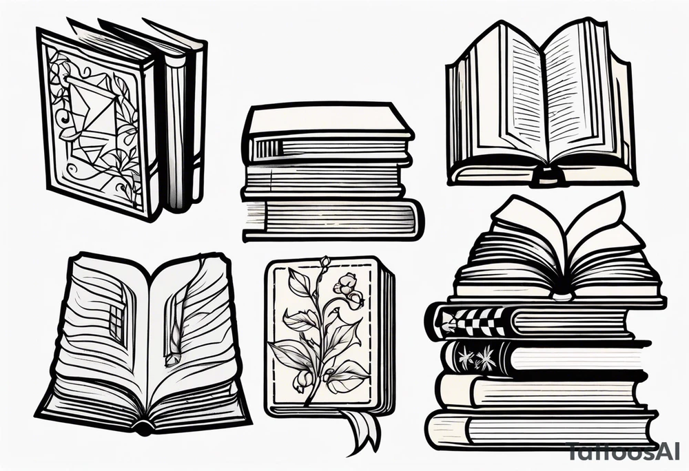 Books tattoo idea