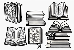 Books tattoo idea
