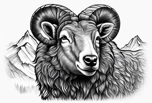 stone sheep grizzly yukon tattoo idea