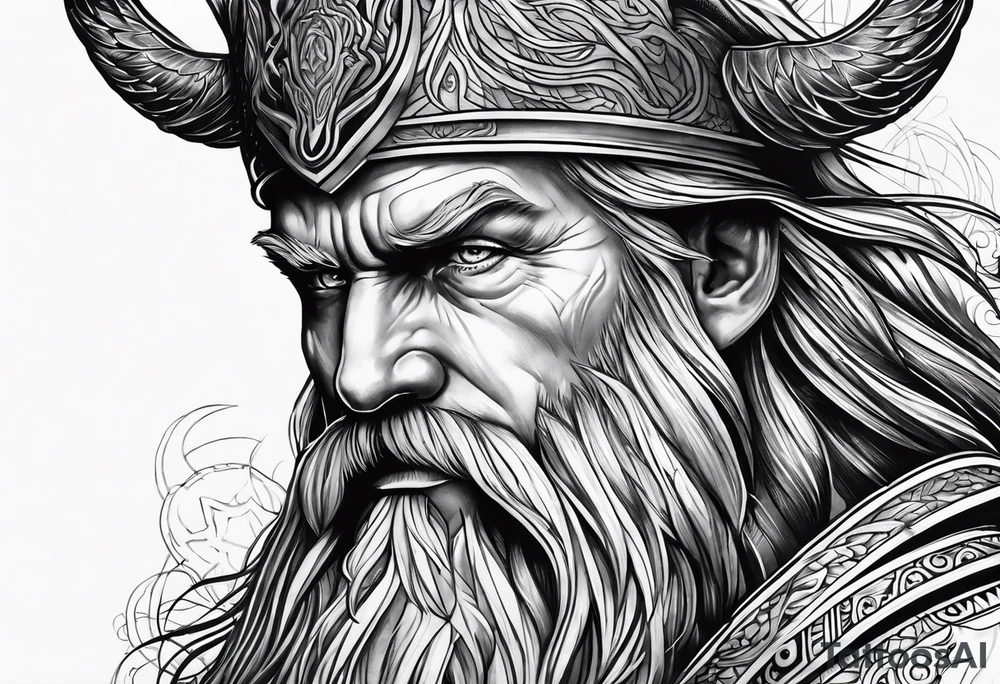 odin tattoo idea