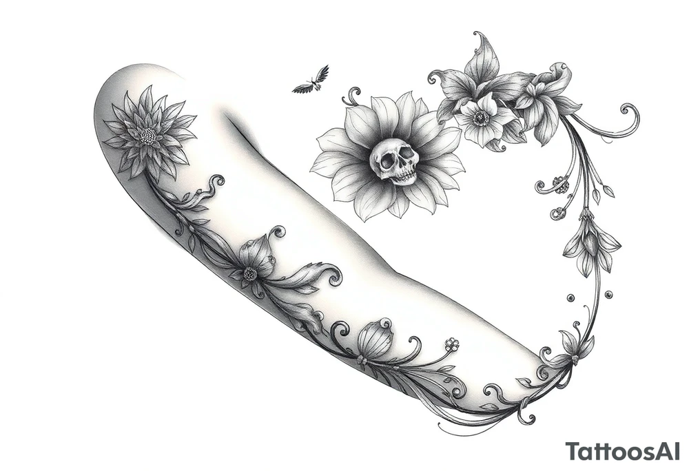 Survival through pain tattoo idea