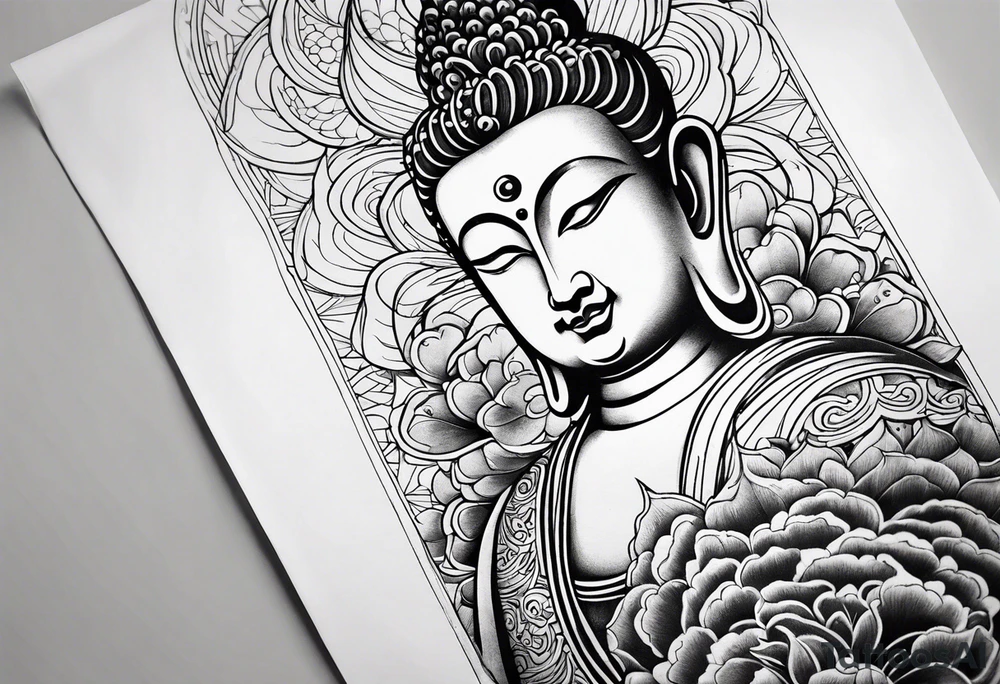 Buddism forearm tattoo tattoo idea