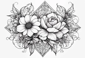 tangled flower with the laterns around it. tattoo idea