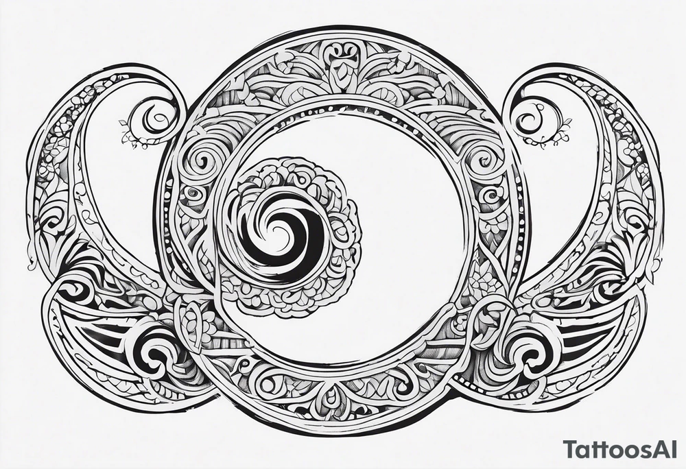 Swirls and whirls of lace covering fingers and forearm tattoo idea