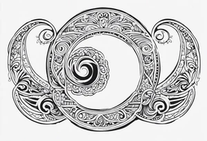 Swirls and whirls of lace covering fingers and forearm tattoo idea