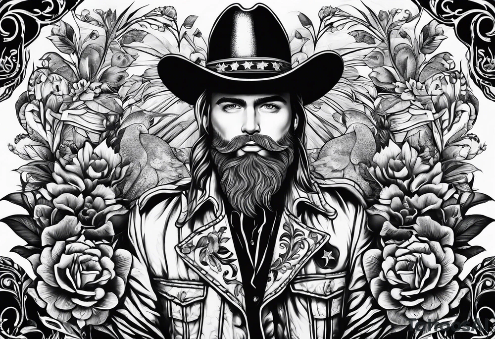 A country boy in the Nashville tattoo idea