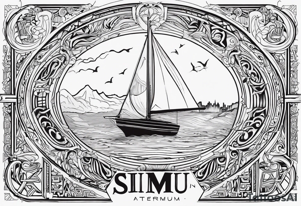 simul in aeternum tattoo idea