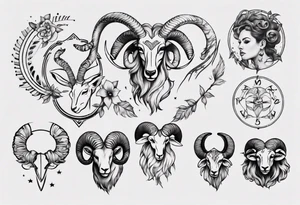 aries tattoo idea