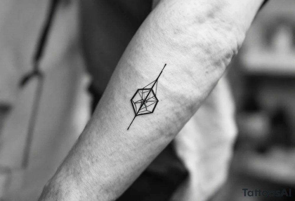 A tattoo that gives off fashion, and streetwear tattoo idea