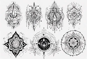 unalome tattoo idea