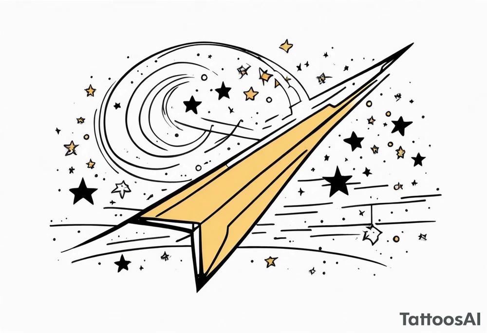 Milkyway stars tattoo idea
