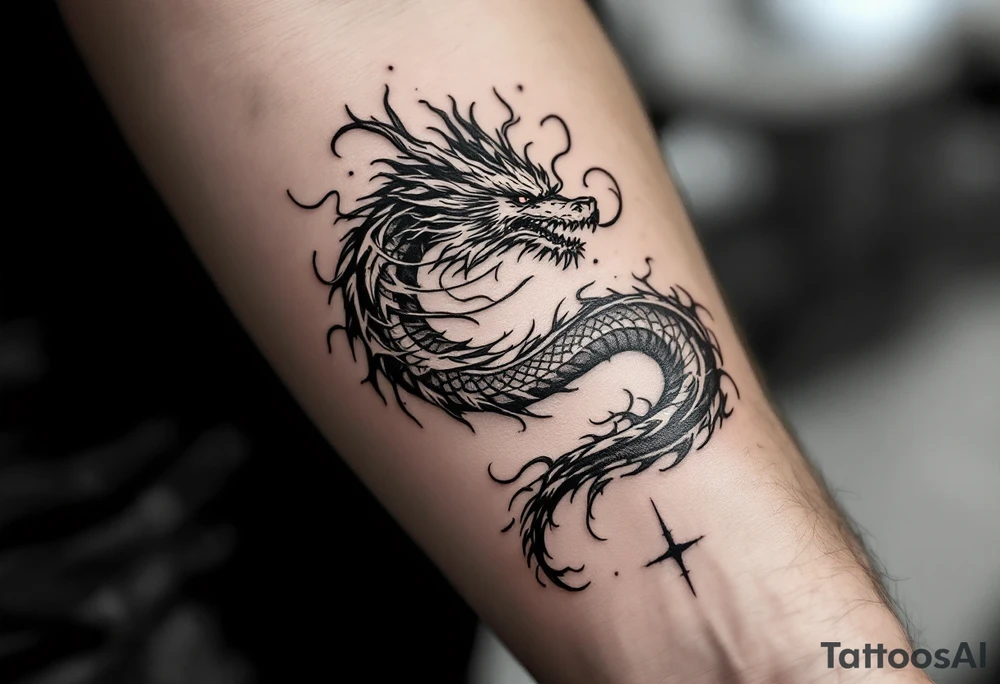 dragon tattoo idea