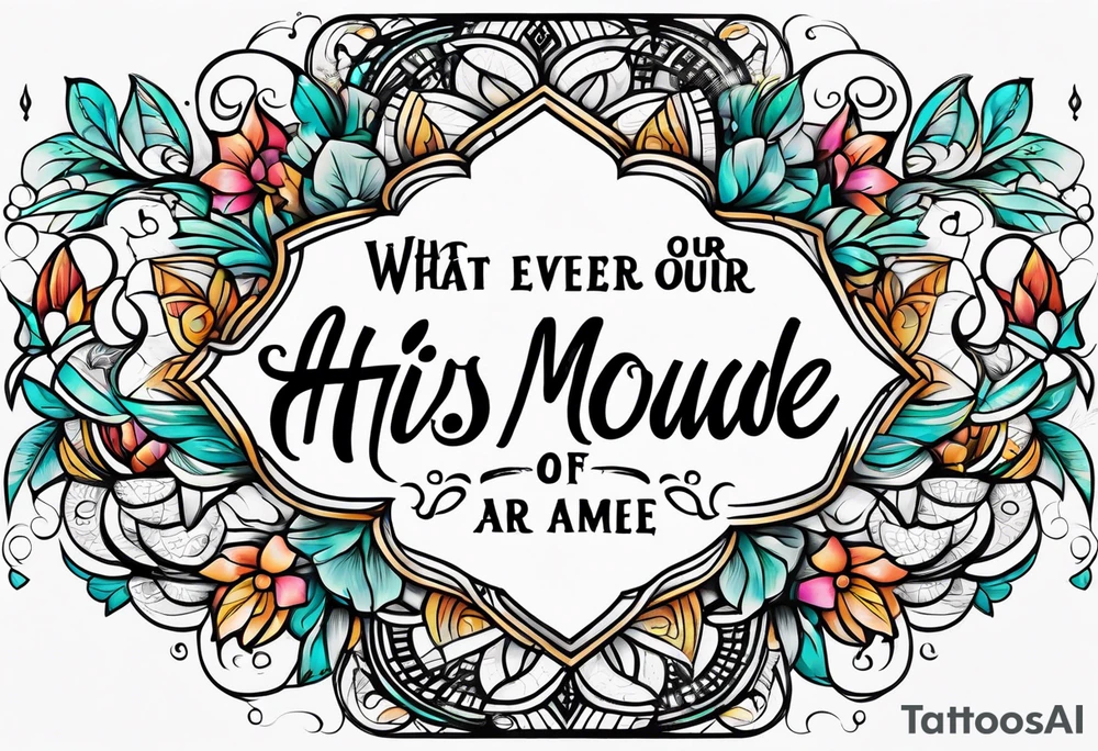 Script lettering saying"What ever our souls are made of, his and mine are the same" tattoo idea